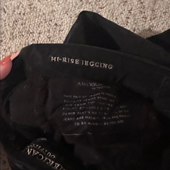 *American Eagle Black Super Stretch Skinny Jeans - Picture 13 of 13